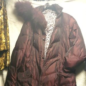Winter jacket burgundy